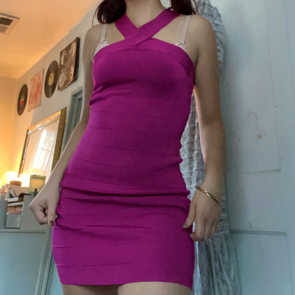 💖Hot pink mini dress💖